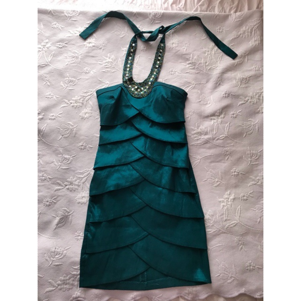 Bedazzled Mermaid Style Prom Homecoming Dress